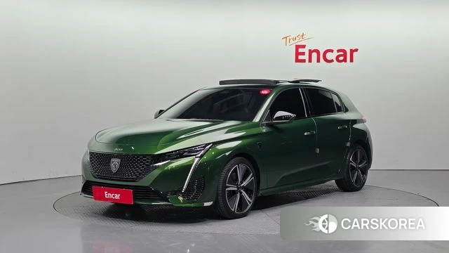Peugeot 308 Third generation 2023 Зеленый из Кореи