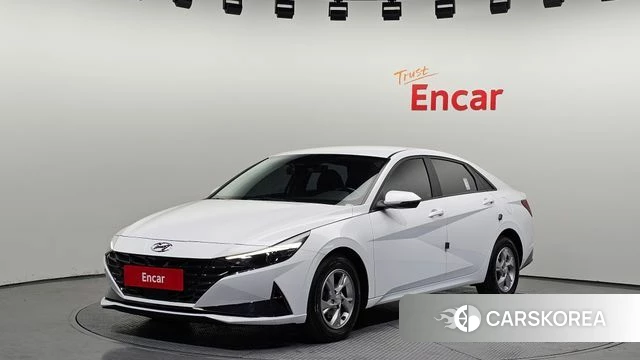 Hyundai Avante (CN7) 2021 Белый из Кореи