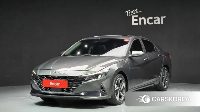 Hyundai Avante (CN7) 2022 Серый из Кореи