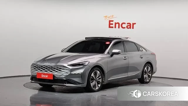 Kia K8 Hybrid 2021 Серебристо-серый из Кореи