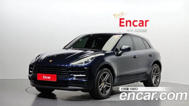 Porsche Macan 2019 Синий из Кореи