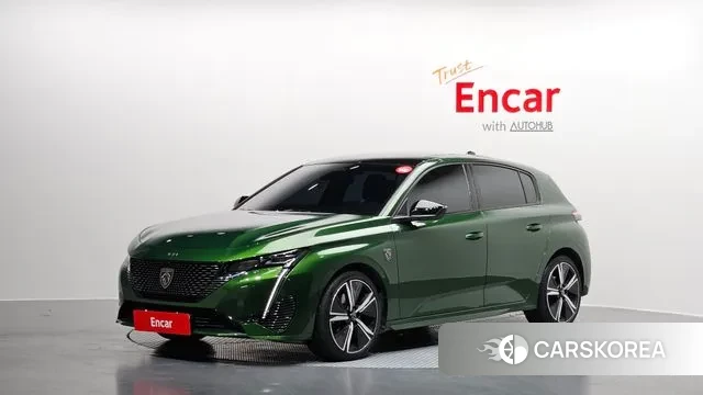 Peugeot 308 Third generation 2023 Зеленый из Кореи