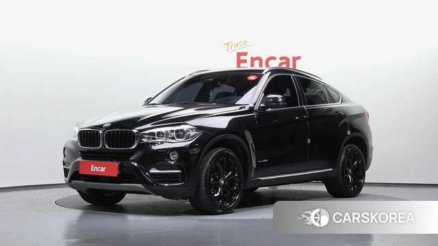 BMW X6 (F16) 2019 Черный из Кореи