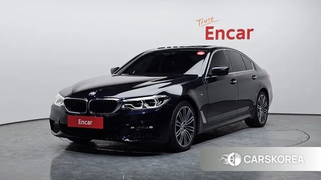 BMW 5 Series (G30) 2018 Черный из Кореи