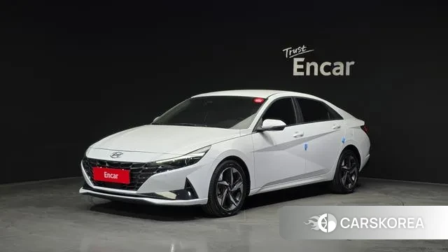 Hyundai Avante (CN7) 2022 Белый из Кореи