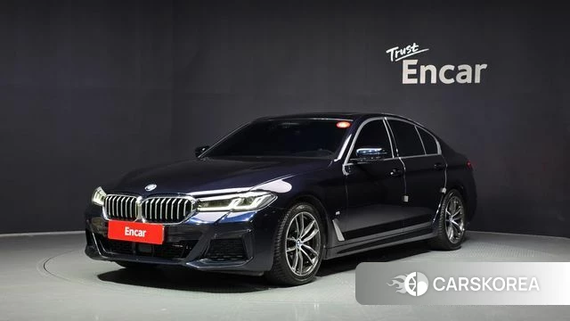 BMW 5 Series (G30) 2022 Черный из Кореи