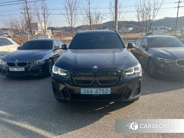 BMW iX3 2022 Черный из Кореи