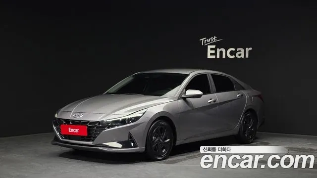 Hyundai Avante Hybrid (CN7) 2021 Серебряный из Кореи