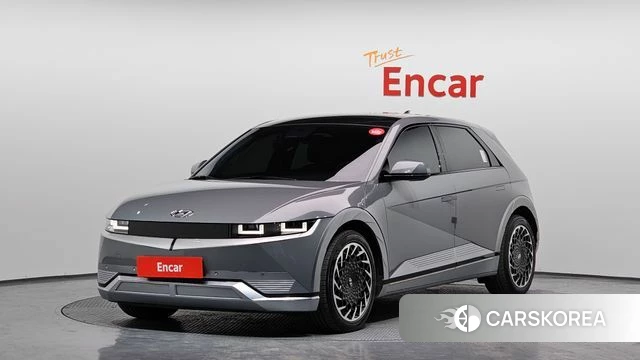 Hyundai Ionic 5 2021 Серебристо-серый из Кореи