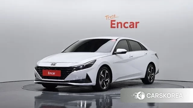 Hyundai Avante (CN7) 2020 Белый из Кореи