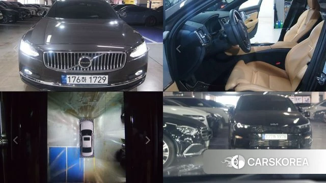 Volvo S90 2022 Серый из Кореи