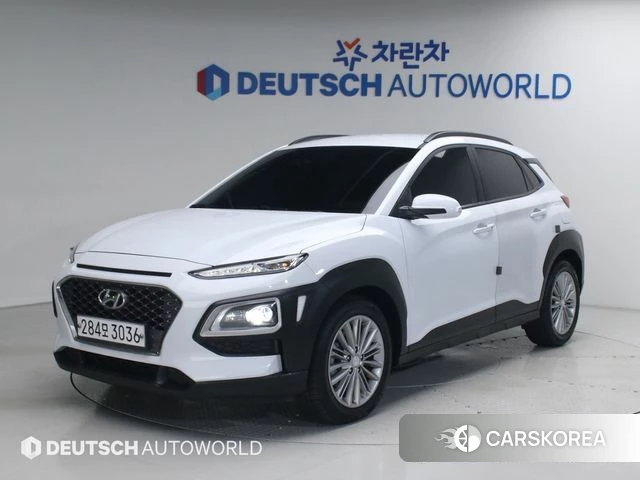 Hyundai Kona 2019 Белый из Кореи