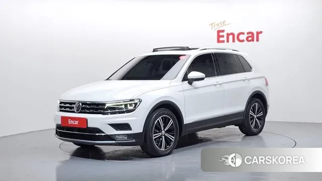 Volkswagen Tiguan second Generation 2019 Белый из Кореи