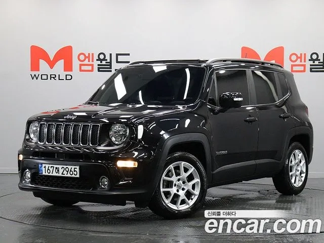 Jeep Renegade 2020 Черный из Кореи