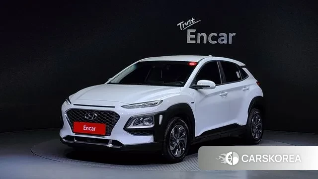 Hyundai Kona Hybrid 2020 Белый из Кореи
