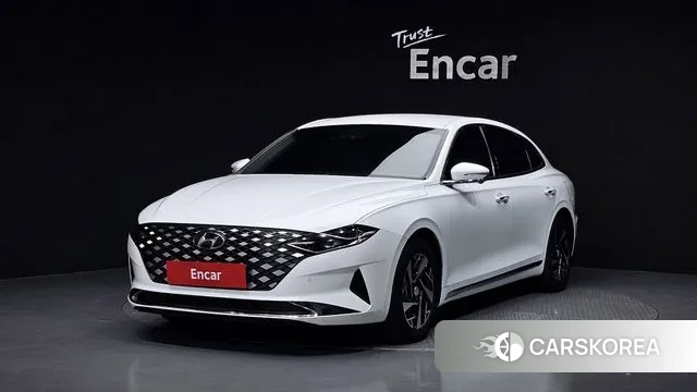 Hyundai The New Grandeur IG Hybrid 2021 Белый из Кореи