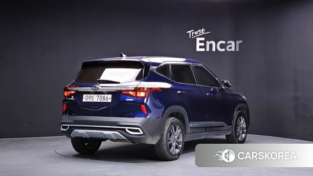 Kia Seltos 2019 Синий из Кореи