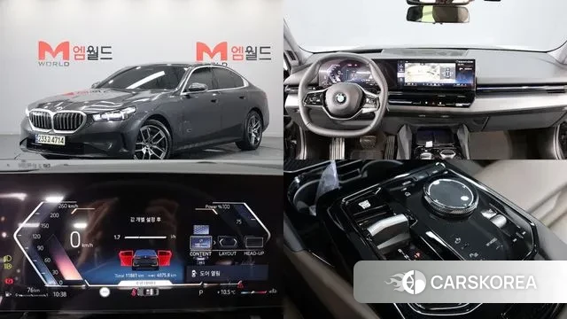 BMW 5 Series (G60) 2023 Серый из Кореи