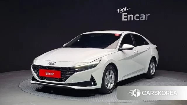 Hyundai Avante (CN7) 2021 Белый из Кореи