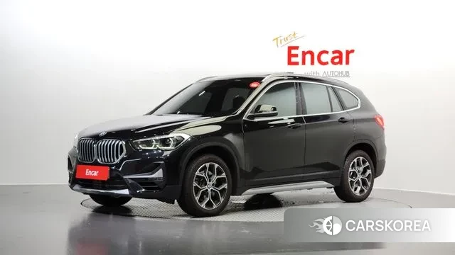 BMW X1 (F48) 2022 Черный из Кореи