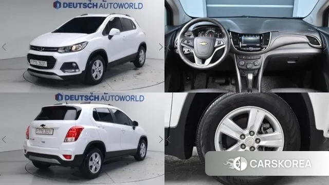 Chevrolet (GM Daewoo) The New Trax 2021 Белый из Кореи