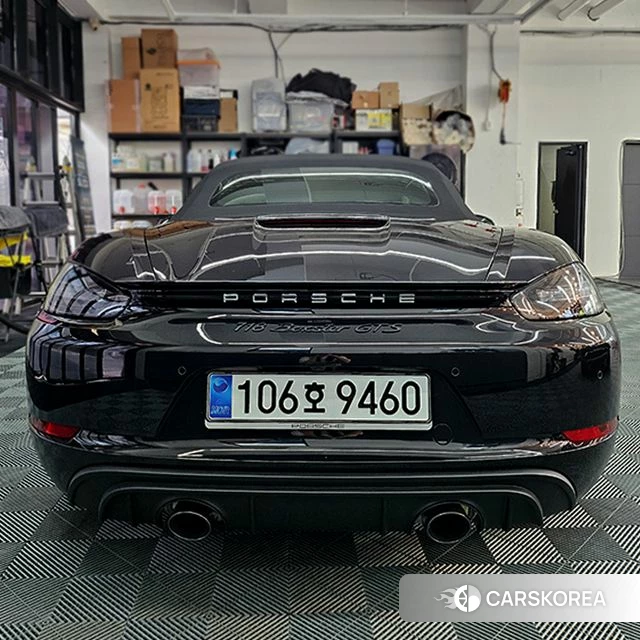 Porsche 718 Boxster 2025 Черный из Кореи