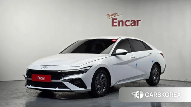 Hyundai The New Avante (CN7) 2024 Белый из Кореи