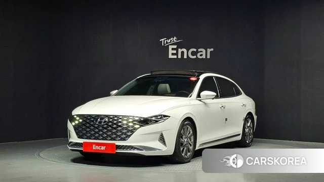 Hyundai The New Grandeur IG Hybrid 2020 Белый из Кореи