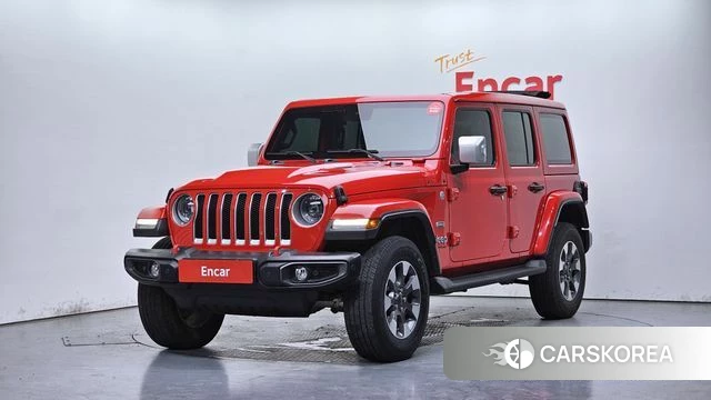 Jeep Wrangler (JL) 2023 Красный из Кореи