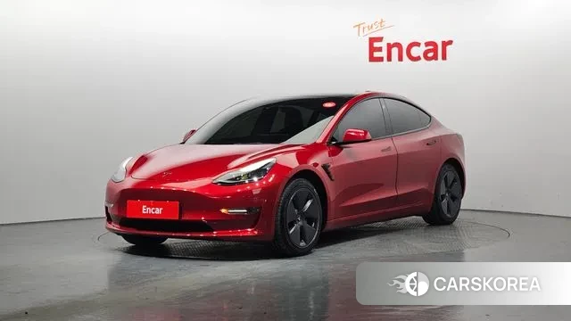 Tesla Model 3 2022 Красный из Кореи