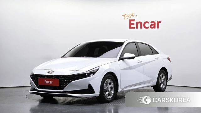 Hyundai Avante (CN7) 2020 Белый из Кореи