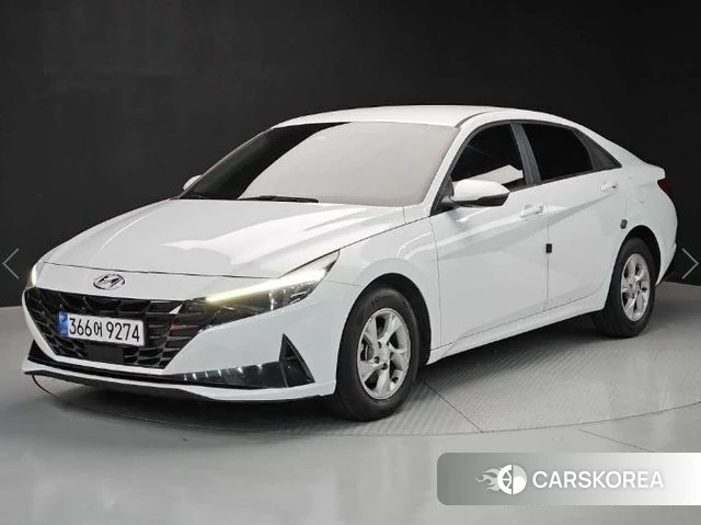 Hyundai Avante (CN7) 2021 Белый из Кореи