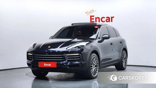 Porsche Cayenne (PO536) 2020 Синий из Кореи