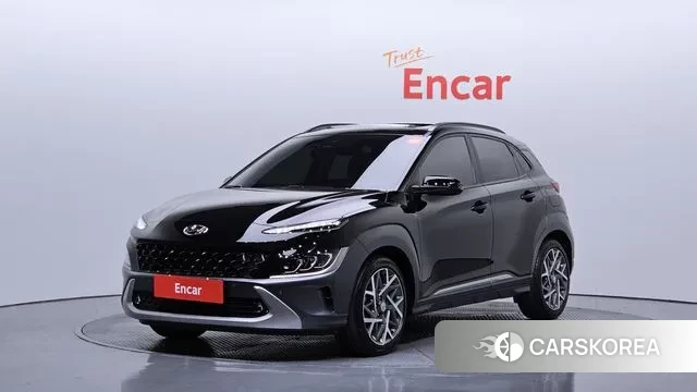 Hyundai The New Kona Hybrid 2021 Черный из Кореи