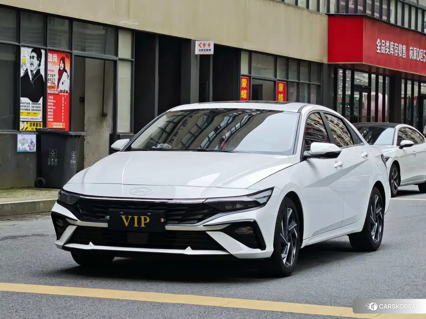 Hyundai Elantra 2025 Белый из Китая