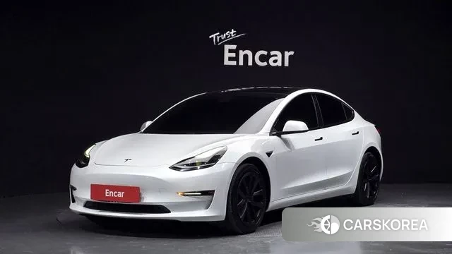 Tesla Model 3 2021 Белый из Кореи