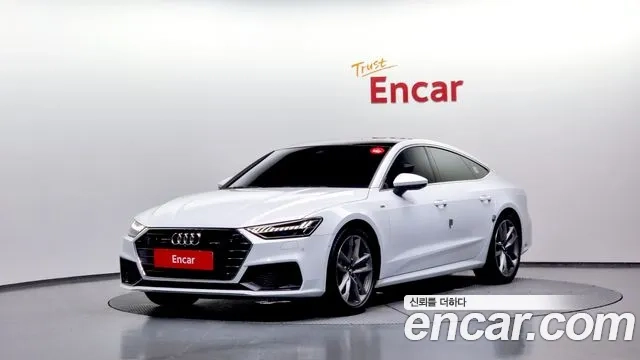 Audi A7 (4K) 2020 Белый из Кореи
