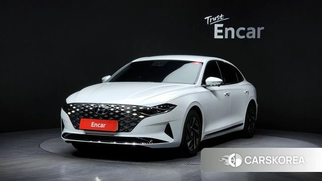 Hyundai The New Grandeur IG Hybrid 2021 Белый из Кореи