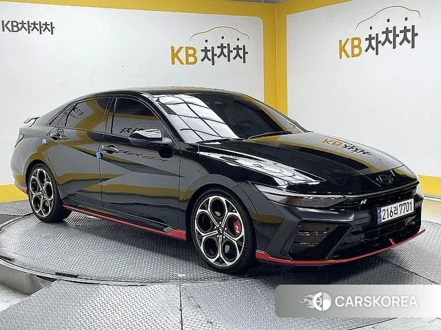 Hyundai The New Avante (CN7) 2025 Черный из Кореи