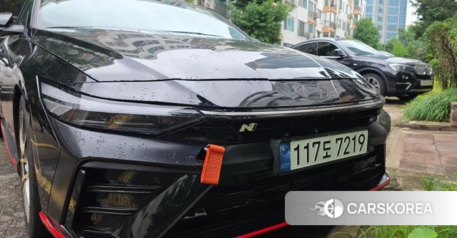 Hyundai The New Avante (CN7) 2024 Черный из Кореи