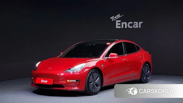 Tesla Model 3 2020 Красный из Кореи