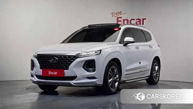 Hyundai Santa Fe TM 2019 Белый из Кореи