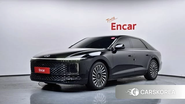 Hyundai Grandeur Hybrid (GN7) 2023 Черный из Кореи