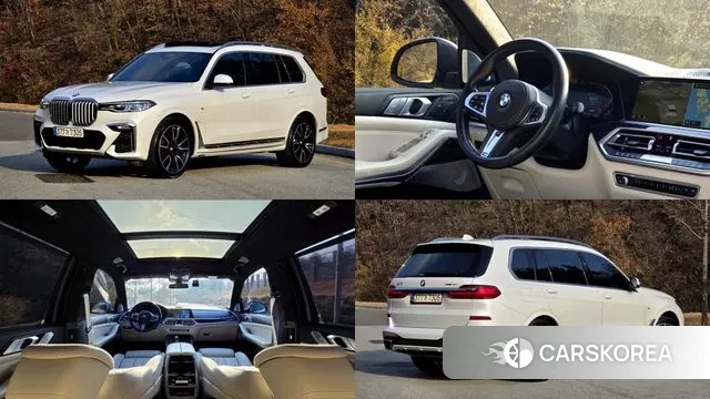 BMW X7 (G07) 2021 Белый из Кореи