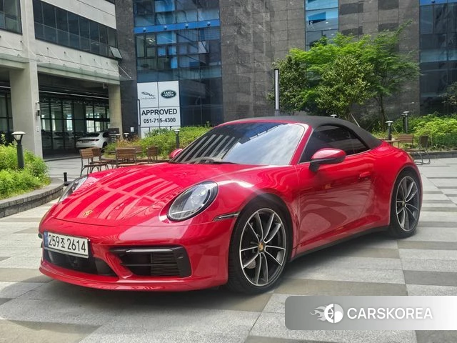 Porsche 911(992) 2023 Красный из Кореи