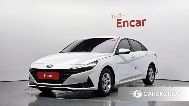 Hyundai Avante (CN7) 2021 Белый из Кореи
