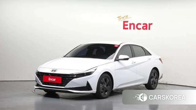 Hyundai Avante (CN7) 2023 Белый из Кореи