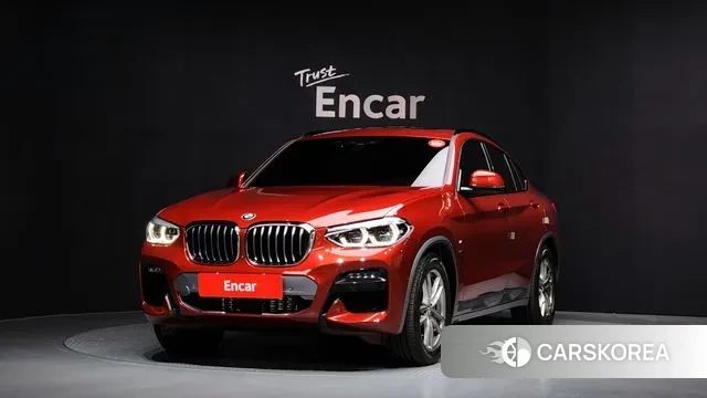 BMW X4 (G02) 2020 Красный из Кореи