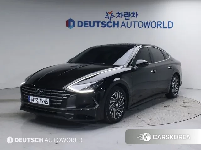 Hyundai Sonata Hybrid (DN8) 2021 Черный из Кореи