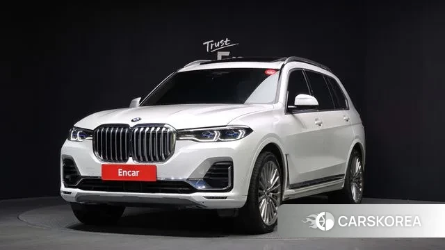 BMW X7 (G07) 2020 Белый из Кореи